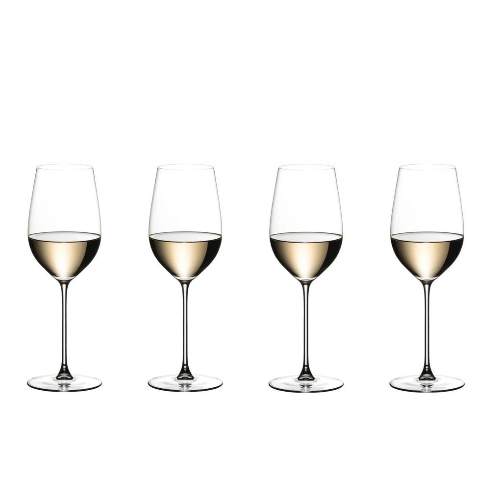 Riedel Wijnglazenset - Witte Wijnglazen - Veritas - Riesling - 400 ml - 4 Stuks