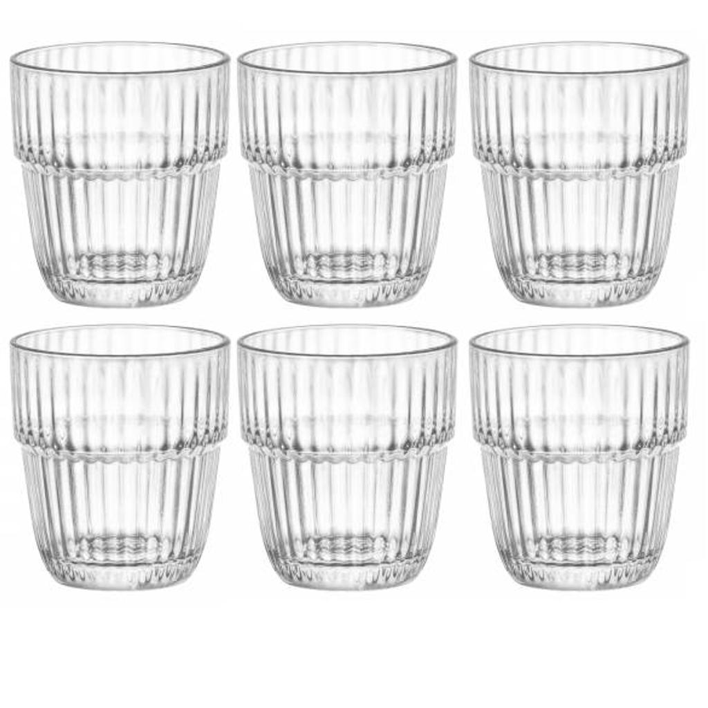 Bormioli Rocco Waterglazen Stapelbaar - Barshine - 305 ml - 6 stuks