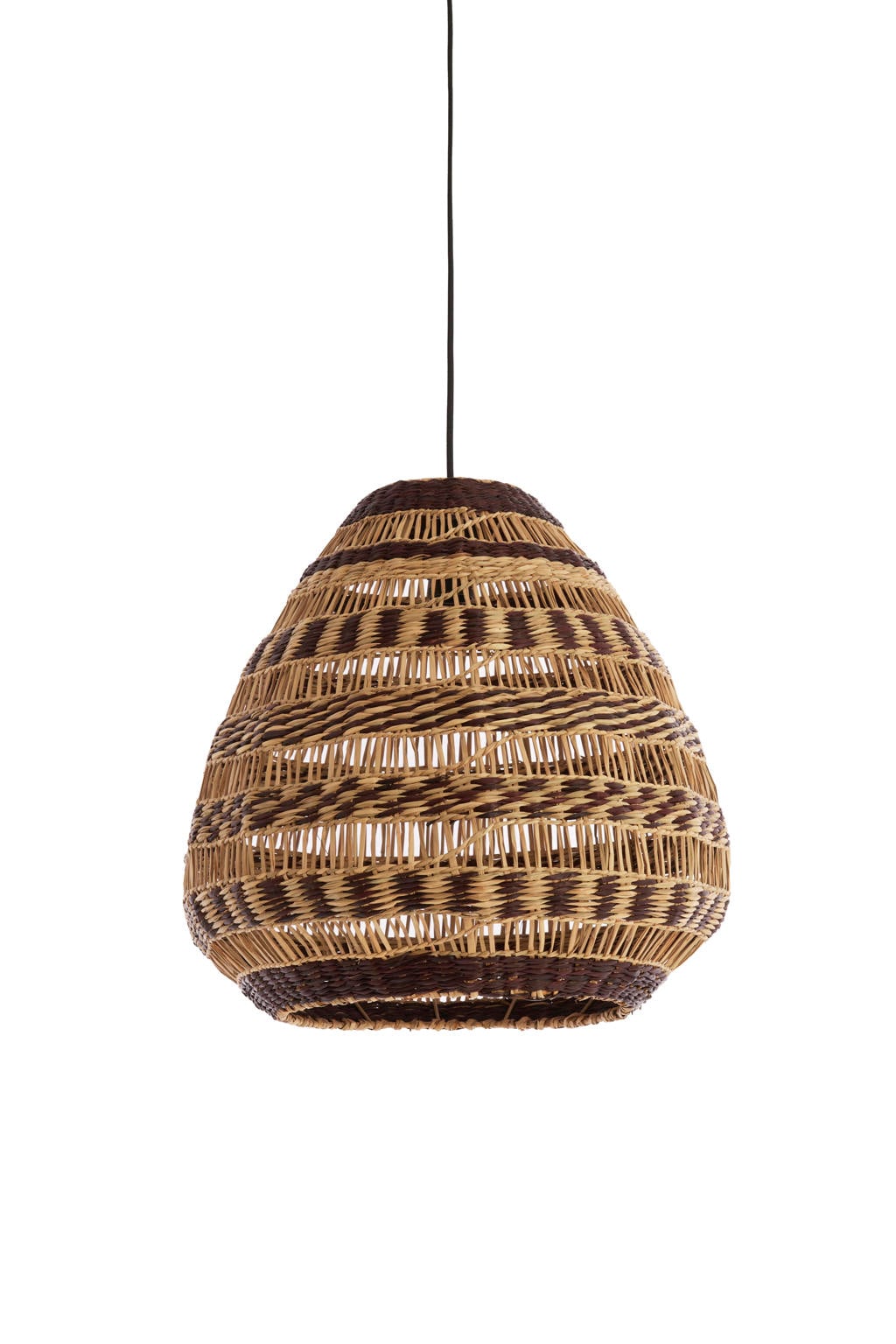Light & Living Hanglamp Ø47x46 cm SOLUNA zeegras naturel+bruin