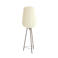 Light & Living Vloerlamp Ø42x133 cm BIBURY hout print donker bruin+wit