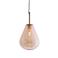 Light & Living Hanglamp Ø33x43 cm LEONA antiek brons+glas amber