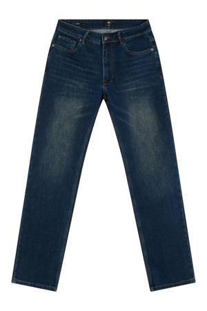 straight leg jeans - donkerblauw