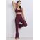 Aim'n Sense  sportlegging - donkerrood