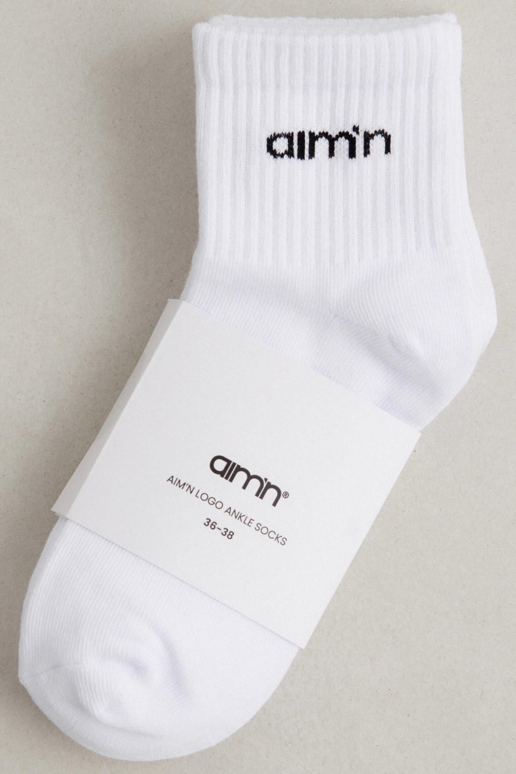 Aim'n sportsokken - wit