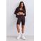 Aim'n Sense Biker sportshort - donkerbruin