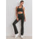 Aim'n Ribbed Seamless sportlegging - donkergroen