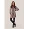 Mart Visser X Caroline Tensen midi blousejurk met dierenprint - beige
