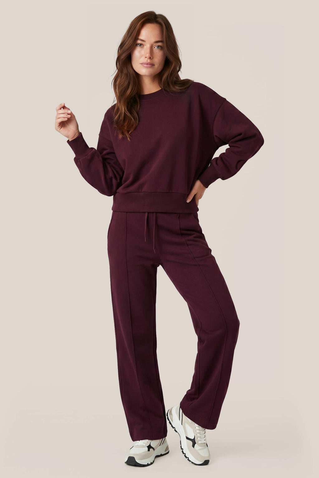 Mart Visser X Caroline Tensen katoenen sweater - donkerrood