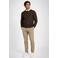 McGregor regular fit gebreide trui met kasjmier- chocolate brown