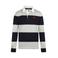 McGregor regular fit gestreepte polo - medium grey