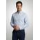 McGregor regular fit gestreept oxford zakelijk overhemd - light blue
