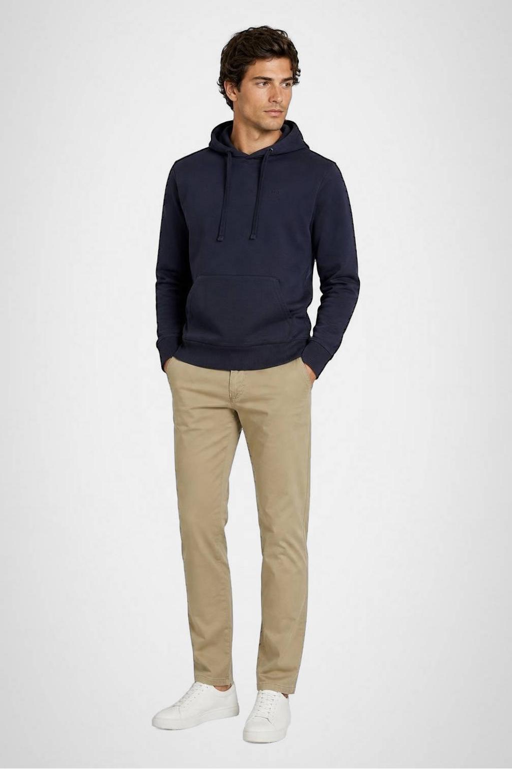 McGregor regular fit hoodie - donkerblauw