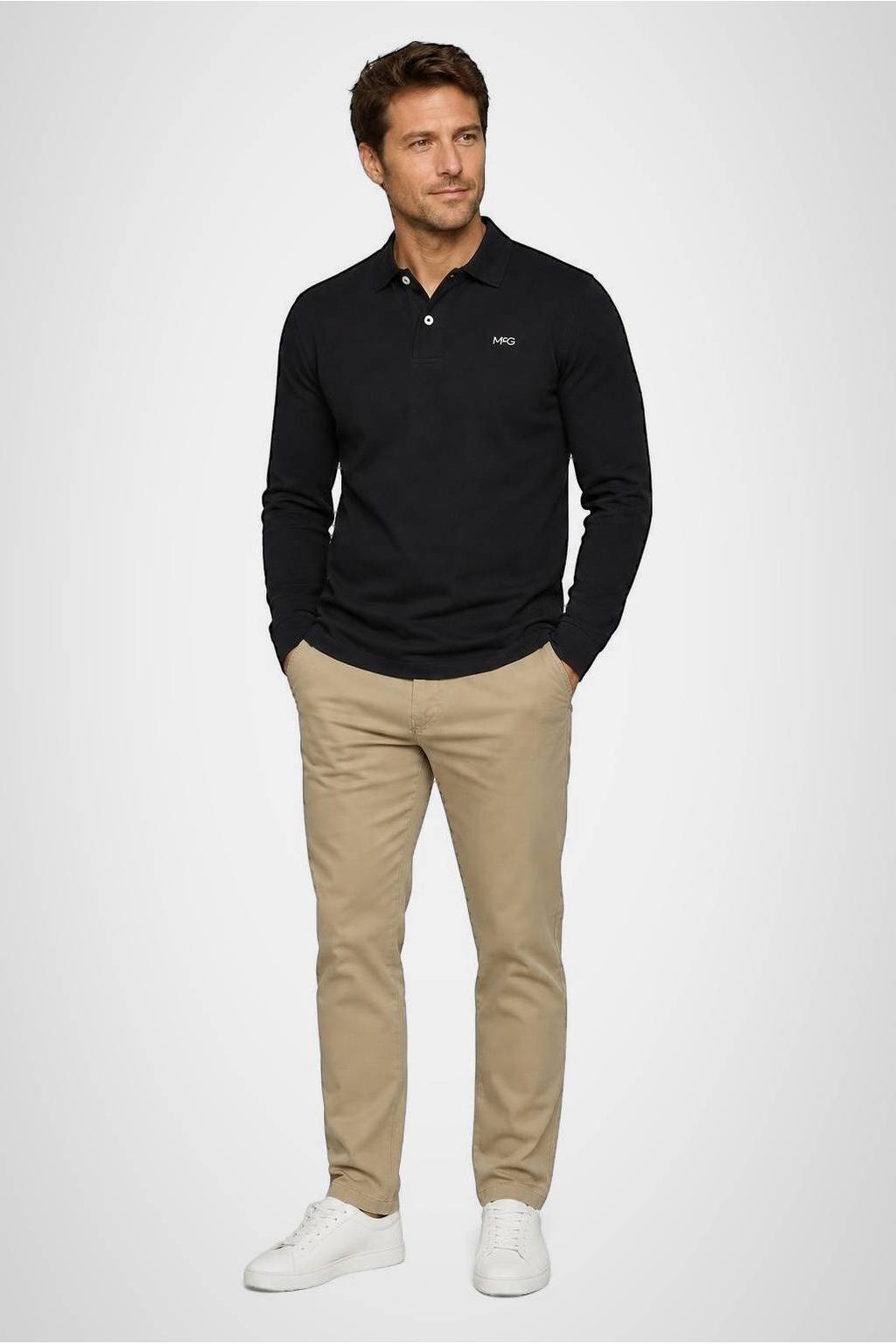 McGregor regular fit polo - donkerblauw