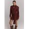 Refined Department korte geruite rok - donkerrood