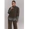 Refined Department rechtvallende dip-dye blouse - bruin