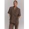 Refined Department oversized geruite blazer - bruin