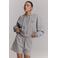 Refined Department wide leg sweatshort met strass-steentjes - grijs