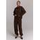 Refined Department ballonbroek met kraaltjes - donkerbruin