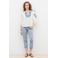Caroll blousetop met borduursels - wit
