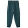 Mango Kids joggingbroek - donkergrenen