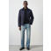 Mango Man gewatteerde jas - donkerblauw