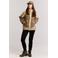 Protest winterjas met panterprint - beige