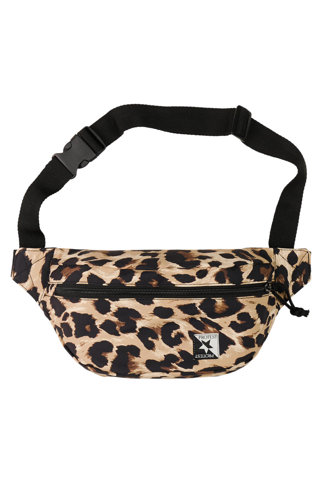 Protest crossbody tas zwart/bruin
