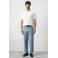 Mango Man Sammy tapered cropped jeans - blauw