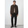 Mango Man relaxed fit overshirt - bruin