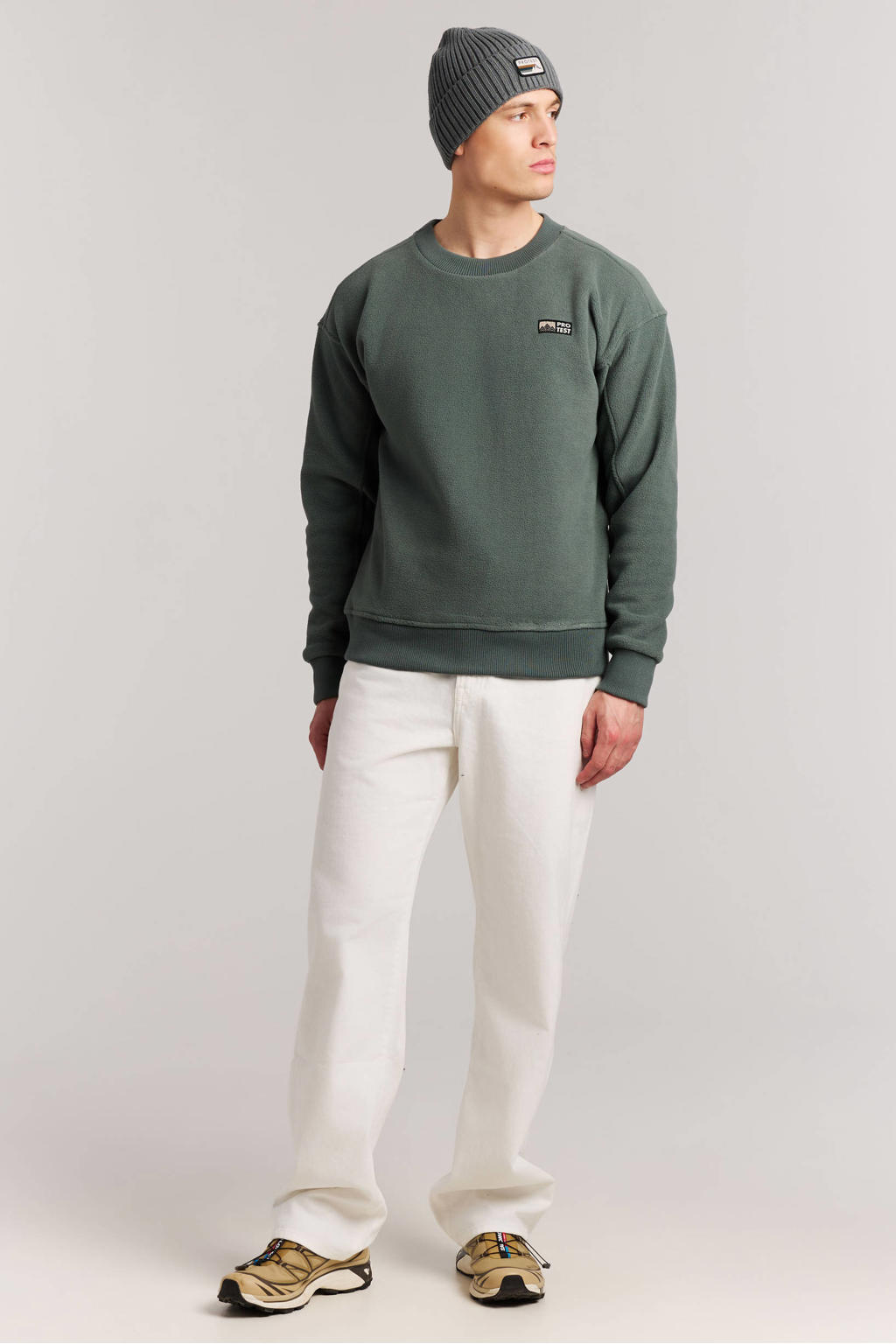 Protest PRTHawks relaxed fit sweater - evergreen