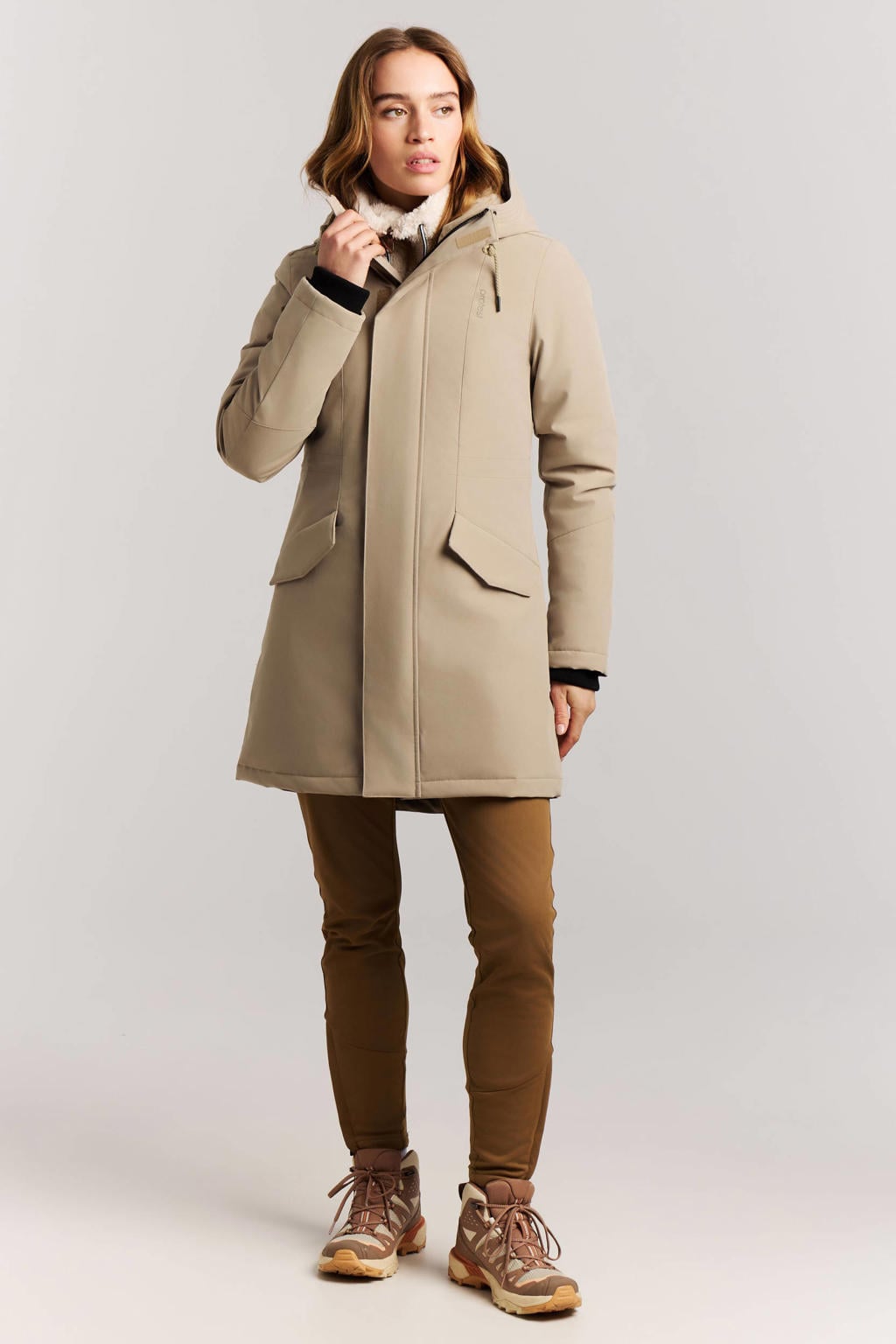 Protest winterjas - beige