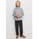 Mango Kids geruit overhemd - grijs