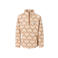 Protest rechtvallende teddy sweater met hartjes - beige