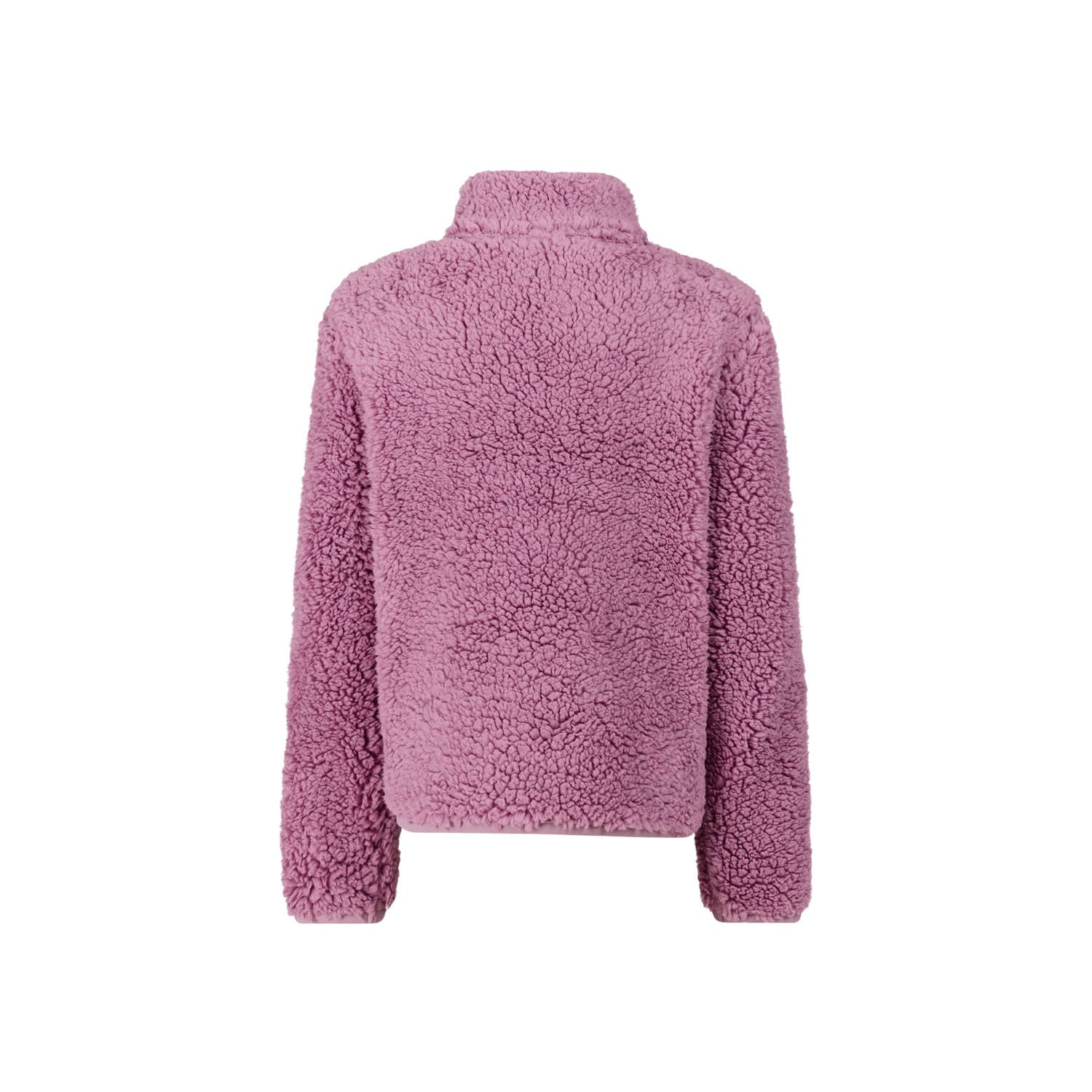 Protest rechtvallende teddy sweater met tekst lila