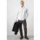 Mango Man regular fit casual oxford overhemd - wit