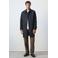 Mango Man trenchcoat - donkerblauw
