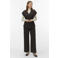 AWARE wide leg casual broek - donkerbruin