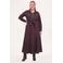 YOEK Plus Size jurk - bruin
