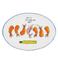 Blond Amsterdam serveerbord Sushi Shrimps (Ø19 cm)