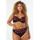 Zizzi Plus Size string - zwart/rood