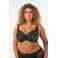 Zizzi Plus Size niet-voorgevormde beugel-bh - zwart