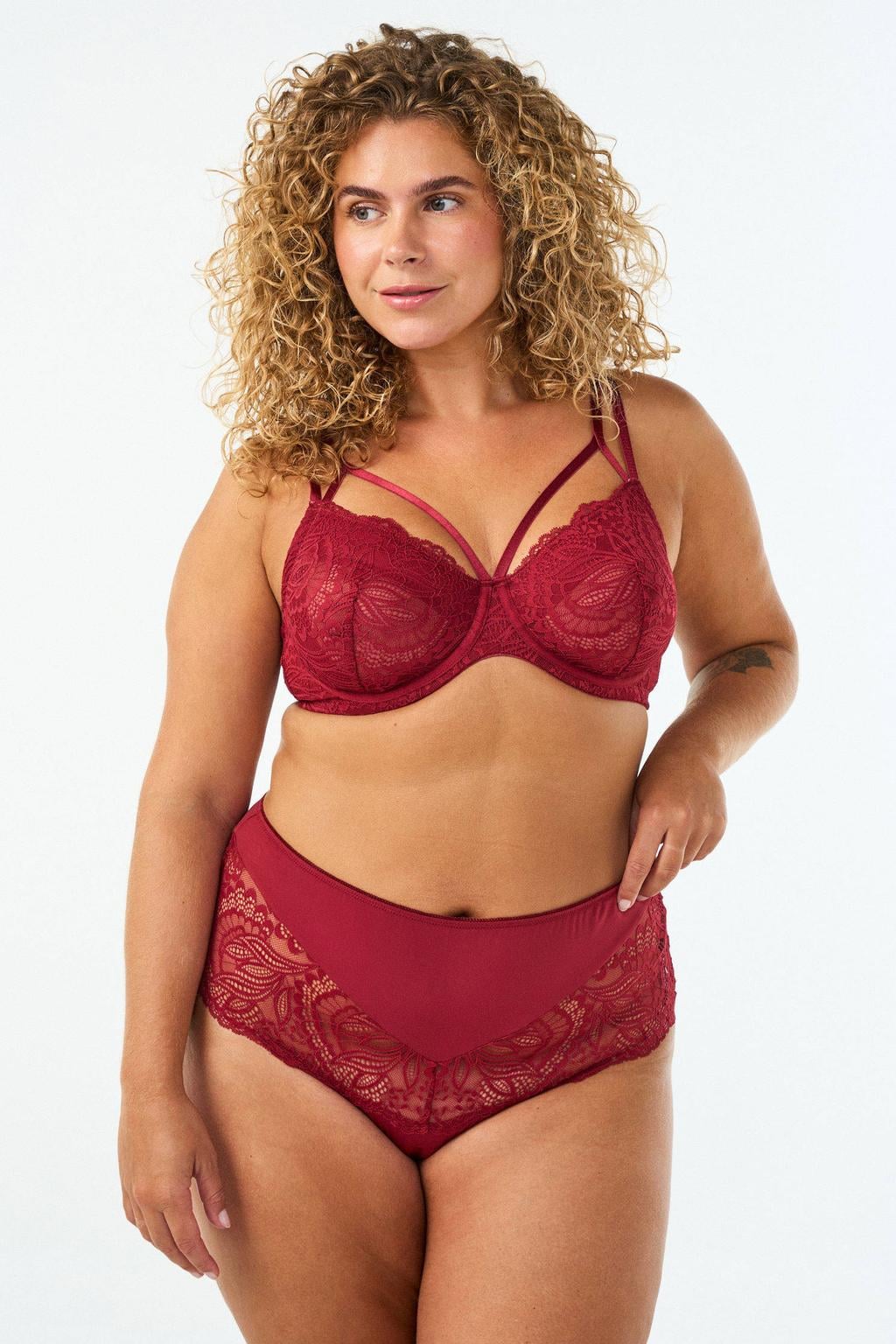 Zizzi Plus Size string - rood