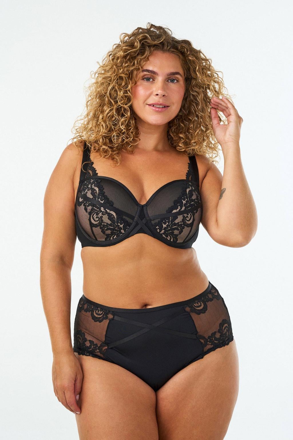 Zizzi Plus Size hipster - zwart