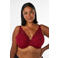 Zizzi voorgevormde Plus Size kanten beugel-bh - rood