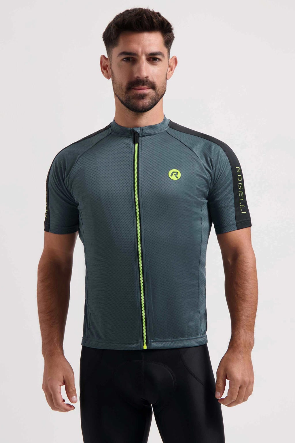 Rogelli Fietsshirt Explore zwart/fluor