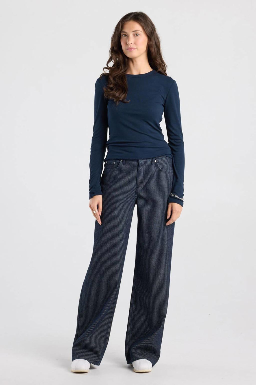 America Today aansluitende top - donkerblauw