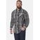 Jan Vanderstorm katoenen vest Plus Size - bruin