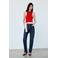 Mango gebreide top - rood
