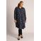 Colletta jurk Plus Size met print - zwart