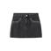 Mango Kids korte spijkerrok met strass-steentjes - grijs